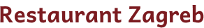 Restaurant Zagreb Logo Restaurant Zagreb